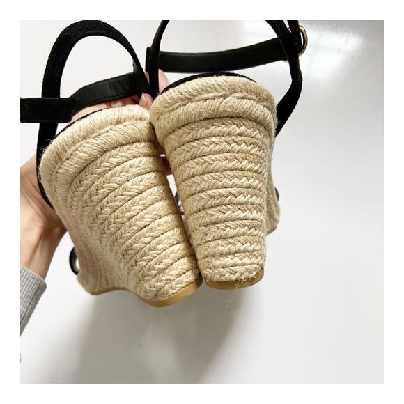 NEW Stuart Weitzman Teddi Espadrille Wedge Sandal size 11 - Picture 6 of 10